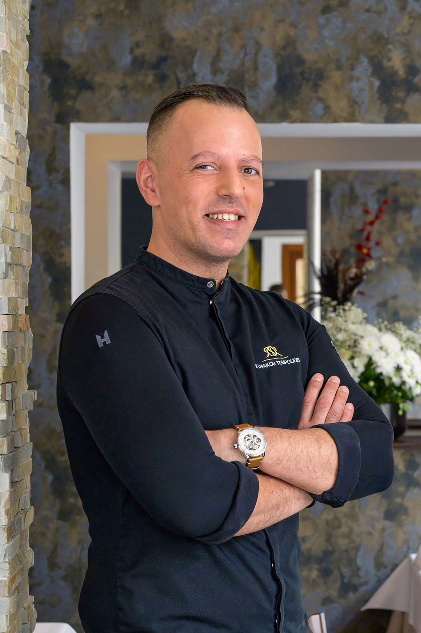 Kyriakos Tompolidis, Küchenchef und Inhaber des Restaurant Sorriso in Frankfurt